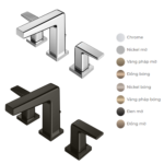 Vòi lavabo TOTO TLG10201BA#PN nóng lạnh, dòng GB (3 lỗ), màu Nickel bóng - Ảnh 2