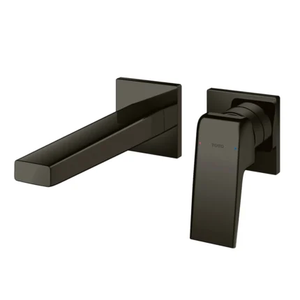 Vòi Lavabo TOTO TLG10307BB#MBL nóng lạnh, gắn tường, dòng GB (2 lỗ), màu đen mờ