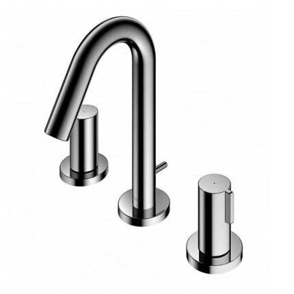 Vòi lavabo TOTO TLG11201B#BN nóng lạnh, dòng GF (3 lỗ) mạ Nikel mờ