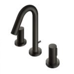 Vòi lavabo TOTO TLG11201B#MBL nóng lạnh, dòng GF (3 lỗ) đen mờ