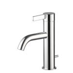 Vòi lavabo TOTO TLG11301B#PN nóng lạnh dòng GF mạ Nikel bóng ,cao 18cm