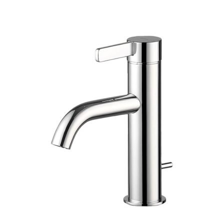 Vòi lavabo TOTO TLG11301B#PN nóng lạnh dòng GF mạ Nikel bóng ,cao 18cm