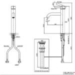 Vòi lavabo TOTO TLG11303B#BN nóng lạnh dòng GF mạ Nikel mờ ,cao 25cm - Ảnh 6