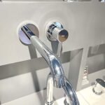 Vòi Lavabo TOTO TLG11308BA#BN nóng lạnh, gắn tường, dòng GF (2 lỗ), màu Nikel mờ - Ảnh 3