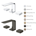Vòi lavabo TOTO TLP02201BA#MBL nóng lạnh (3 lỗ) dòng ZL - Ảnh 6