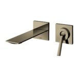 Vòi lavabo TOTO TLP02309BA#BBR nóng lạnh, gắn tường, dòng ZL (2 lỗ), màu đồng mờ