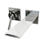 Vòi lavabo TOTO TLP02309BA#PBR nóng lạnh, gắn tường dòng ZL (2 lỗ), màu đồng bóng - Ảnh 3