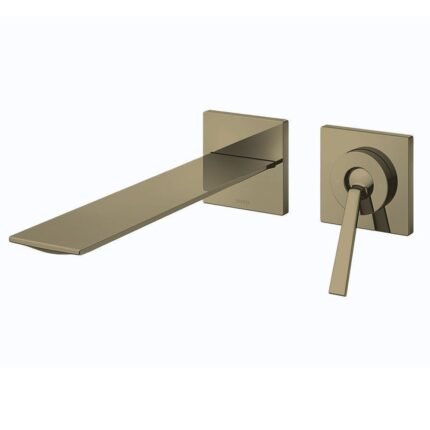 Vòi lavabo TOTO TLP02310BA#BBR nóng lạnh, gắn tường, dòng ZL (2 lỗ), màu đồng mờ