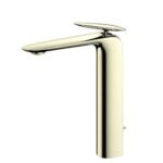 Vòi lavabo TOTO TLP03301A1#PFG nóng lạnh dòng ZA mạ vàng Pháp bóng cao 29cm
