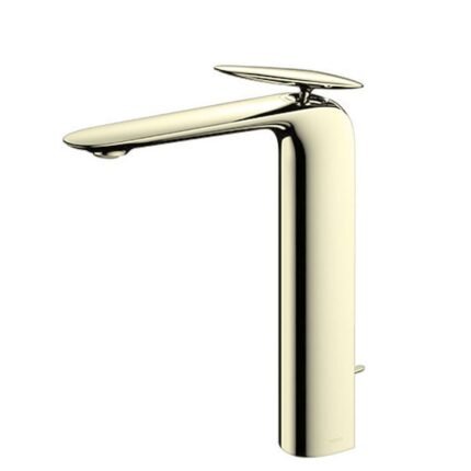 Vòi lavabo TOTO TLP03301A1#PFG nóng lạnh dòng ZA mạ vàng Pháp bóng cao 29cm