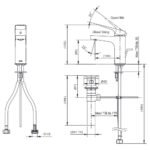 Vòi lavabo TOTO TTLR302FV-1R nóng lạnh - Ảnh 6