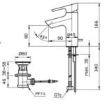Vòi lavabo TOTO ICON TX115LI nóng lạnh - Ảnh 3