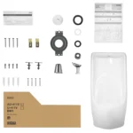 Bồn tiểu nam INAX AU-411V/ BW1 (AU-411V) treo tường - Ảnh 4