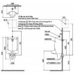 Bồn tiểu nam TOTO UT57S#W treo tường - Ảnh 5