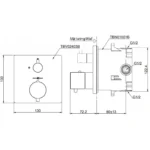 Van điều chỉnh nhiệt độ TOTO TBV02403B/ TBN01001B - Ảnh 2