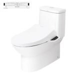 Bồn cầu American Standard VF-1858PR (VF1858PR) 1 khối, nắp điện tử WP-7SR1 (Pristine Star), dòng Cozy