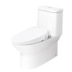 Bồn cầu American Standard VF-1858S (VF1858S) 1 khối, nắp rửa cơ SLIM00001-WT (Slim), dòng Cozy