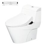 Bồn cầu American Standard VF-2010PR (VF2010PR) 1 khối, nắp điện tử Slim WP-7SR1(Pristine Star), dòng Kastello