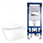 Bồn cầu American Standard WP-2140/ WP-C119 (WP2140) treo tường, nắp êm WP-C119, dòng Signature - Ảnh 2