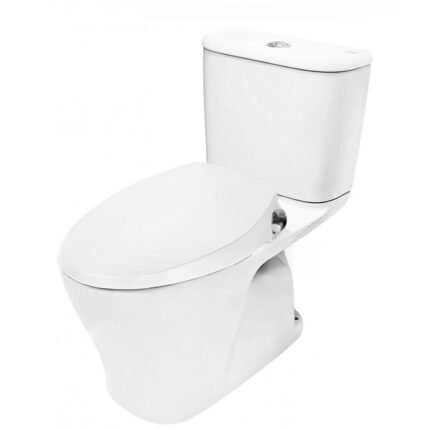 Bồn cầu American Standard VF-2162S (VF-2162S) 2 khối, nắp rửa cơ SLIM00001-WT, dòng Loven