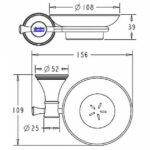 Kệ xà phòng American Standard WF-0282 (WF0282) dòng Heritage - Ảnh 3
