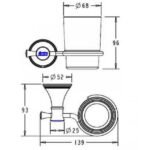 Kệ ly American Standard WF-0284 (WF0284) dòng Heritage - Ảnh 2