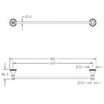 Giá treo khăn American Standard K-2801-46-N (K280146N) dòng Concept - Ảnh 2