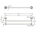 Giá treo khăn American Standard WF-0294 (WF0294) dòng Heritage - Ảnh 2