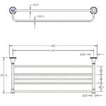 Giá treo khăn American Standard WF-0295 (WF0295) dòng Heritage - Ảnh 2
