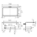 Hộp giấy American Standard WF-0498 (WF0498) dòng Concept - Ảnh 2