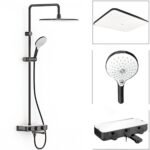 Sen cây American Standard WF-4956BHG (WF4956BHG) nóng lạnh nhiệt độ, dòng EasySET, màu xám mờ