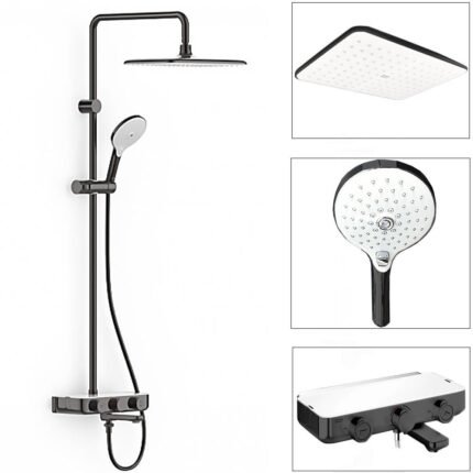 Sen cây American Standard WF-4956BHG (WF4956BHG) nóng lạnh nhiệt độ, dòng EasySET, màu xám mờ