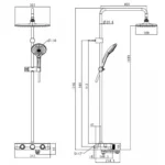 Sen cây American Standard WF-4956MB (WF4956MB) nóng lạnh nhiệt độ, dòng EasySET, màu đen mờ - Ảnh 5