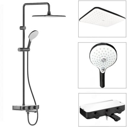 Sen cây American Standard WF-4956HG (WF4956HG) nóng lạnh nhiệt độ, dòng EasySET, màu xám đen