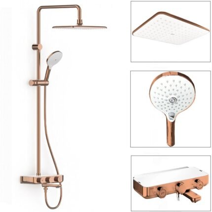 Sen cây American Standard WF-4956WS (WF4956WS) nóng lạnh nhiệt độ, dòng EasySET, màu vàng hồng