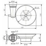 Kệ xà phòng American Standard WF-6582 (WF6582) dòng Seva - Ảnh 2