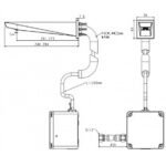 Vòi lavabo American Standard WF-8511.DC (WF8511DC) cảm ứng gắn tường dùng pin - Ảnh 2