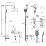Sen cây American Standard WF-9089E (WF9089E) nóng lạnh, dòng Simplica - Ảnh 6