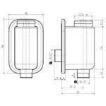 Vòi sen tắm American Standard WF-T825W (WFT825W) lạnh, dòng EasyFLO (không kèm tay sen) - Ảnh 2