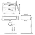 Chậu rửa mặt lavabo American Standard WP-0618 (WP0618) đặt bàn, dòng Signature - Ảnh 2