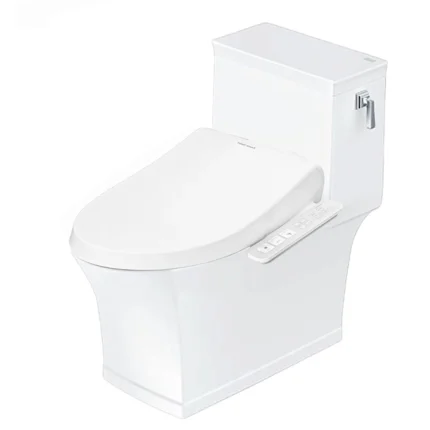 Bồn cầu American Standard WP-2025PL (WP2025PL) 1 khối, nắp điện tử Slim WP-7SL1(Pristine), xả gạt, dòng Kastello