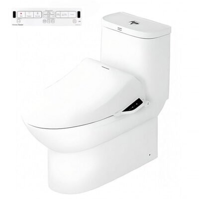 Bồn cầu American Standard WP-2073PR (WP2073PR ) 1 khối, nắp rửa điện tử WP-7SR1(Pristine Star), dòng Neo Modern