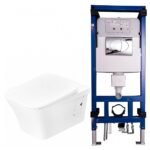 Bồn cầu American Standard WP-2131/ WP-C131 (WP2131/ WPC131) treo tường, nắp êm WP-C131, dòng Kastello Square - Ảnh 2