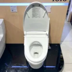 Bồn cầu TOTO MS887CRW25#XW 1 khối (Giấu dây), nắp điện tử Washlet TCF34461GAA S5, xả gạt - Ảnh 5