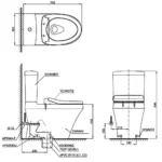 Bồn cầu TOTO CS948DE2#XW - Ảnh 10