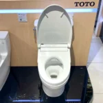 Bồn cầu TOTO CS986CGW15#XW 2 khối (Giấu dây) nắp điện tử TCF24460AAA - Ảnh 6