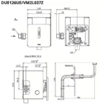 Xả tiểu TOTO DUE126UK