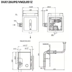 Xả tiểu TOTO DUE126UPK/VM2L037Z