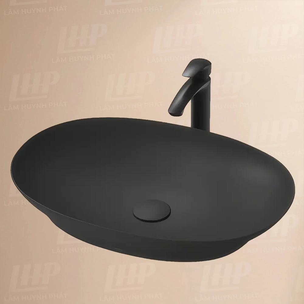 Chậu rửa mặt lavabo TOTO LT4706#MBL Chậu rửa mặt lavabo TOTO LT4706#MBL đặt bàn - Ảnh 1