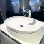 Chậu rửa mặt lavabo TOTO LT4706MT#CMW đặt bàn màu trắng mờ - Ảnh 4